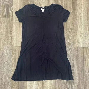 Womens Mossimo Black Tshirt Dress - S